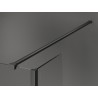 Mexen Kioto ścianka prysznicowa Walk-in 110 x 40 cm, transparent, gun gray szczotkowany - 800-110-212-66-00-040