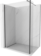 Mexen Kioto ścianka prysznicowa Walk-in 95 x 30 cm, transparent, czarna - 800-095-212-70-00-030