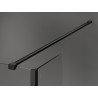 Mexen Kioto ścianka prysznicowa Walk-in 125 x 40 cm, transparent, czarna - 800-125-212-70-00-040