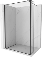 Mexen Kioto ścianka prysznicowa Walk-in 90 x 40 cm, czarna ramka, czarna - 800-090-212-70-70-040