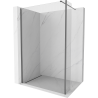Mexen Kioto ścianka prysznicowa Walk-in 105 x 30 cm, transparent, gun metal - 800-105-212-95-00-030
