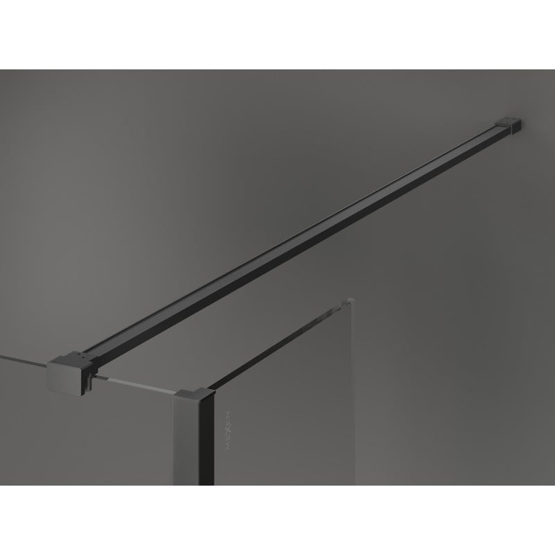 Mexen Kioto ścianka prysznicowa Walk-in 135 x 30 cm, transparent, gun metal - 800-135-212-95-00-030