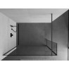Mexen Kioto ścianka prysznicowa Walk-in 155 x 30 cm, transparent, gun metal - 800-155-212-95-00-030