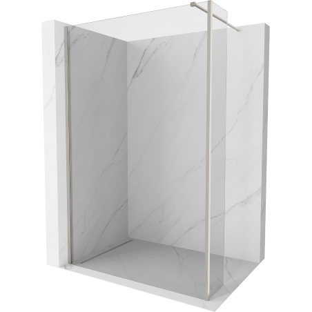 Mexen Kioto ścianka prysznicowa Walk-in 100 x 40 cm, transparent, nikiel szczotkowany - 800-100-212-97-00-040