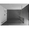 Mexen Kioto ścianka prysznicowa Walk-in 100 x 40 cm, transparent, nikiel szczotkowany - 800-100-212-97-00-040