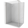 Mexen Kioto ścianka prysznicowa Walk-in 140 x 40 cm, transparent, nikiel szczotkowany - 800-140-212-97-00-040