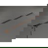 Mexen Kioto ścianka prysznicowa wolnostojąca 120 x 200 cm, czarna kratka 8 mm, różowe złoto - 800-120-002-60-77