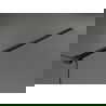 Mexen Kioto ścianka prysznicowa wolnostojąca 130 x 200 cm, czarna kratka 8 mm, czarna - 800-130-002-70-77