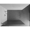 Mexen Kioto L ścianka prysznicowa Walk-in 120 x 200 cm, prążki, chrom - 800-120-103-01-09