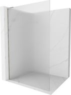 Mexen Kioto L ścianka prysznicowa Walk-in 70 x 200 cm, prążki, nikiel szczotkowany - 800-070-103-97-09