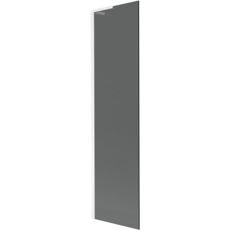 Mexen Next L parawan nawannowy 1-skrzydłowy 50 x 150 cm, grafit, biały - 895-050-000-03-40-20