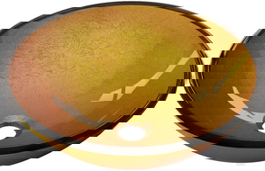 Mexen Mira szklana umywalka nablatowa 42 x 42 cm, złota - 24124250