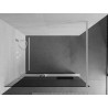 Mexen Kioto+ ścianka prysznicowa z półką Walk-in 70 x 200 cm, grafit, biała - 800-070-121-20-40