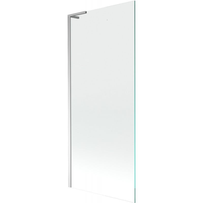 Mexen Next L przegroda wannowa 1-skrzydłowa 80 x 150 cm, przezroczysta, chrom - 895-080-000-03-00-01