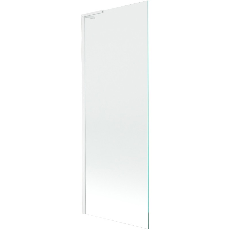 Mexen Next L parawan nawannowy 1-skrzydłowy 70 x 150 cm, transparent, biały - 895-070-000-03-00-20