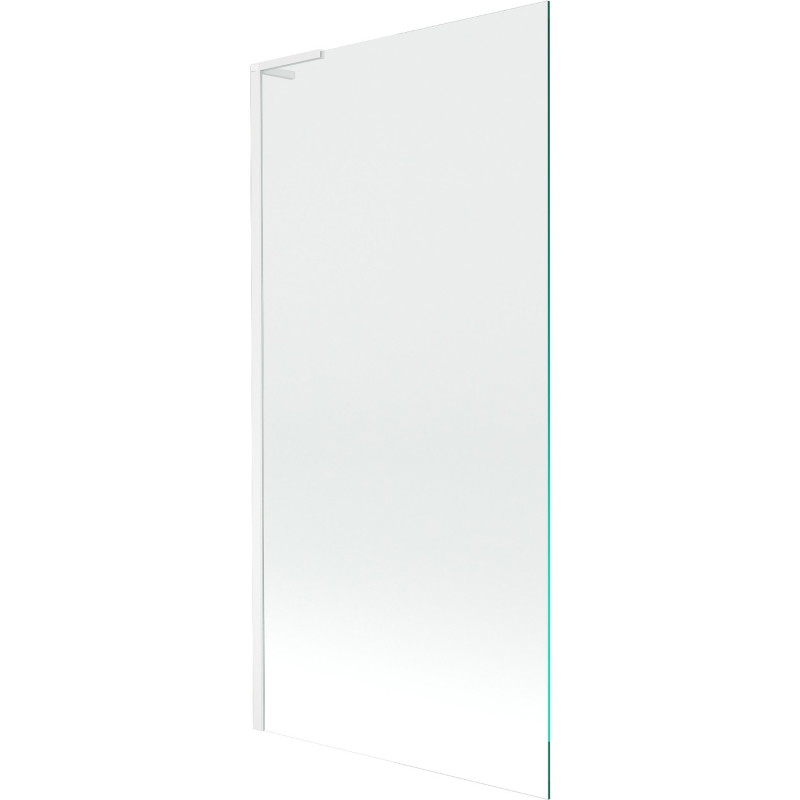 Mexen Next L parawan nawannowy 1-skrzydłowy 90 x 150 cm, transparent, biały - 895-090-000-03-00-20