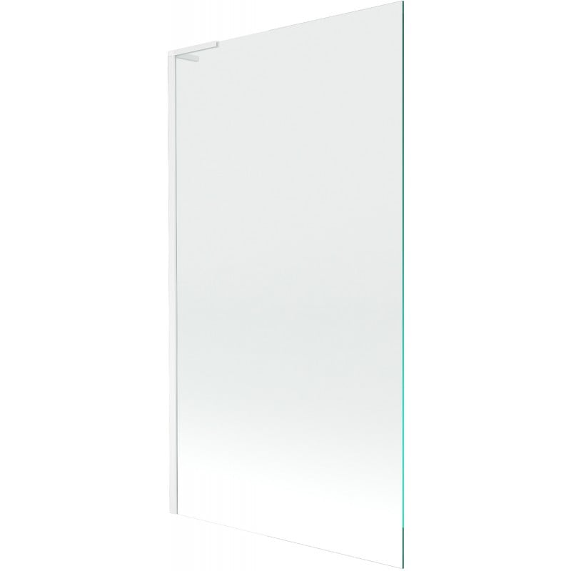 Mexen Next L bath screen 1-leaf 100 x 150 cm, transparent, white - 895-100-000-03-00-20