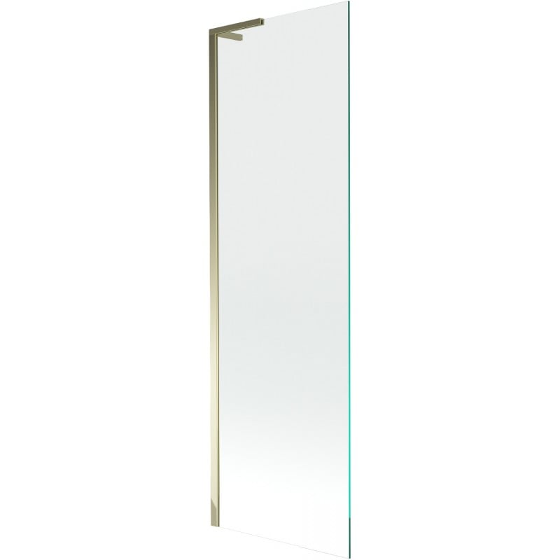 Mexen Next L jedno-skrzydłowy panel nawannowy 60 x 150 cm, przezroczysty, złoty - 895-060-000-03-00-50