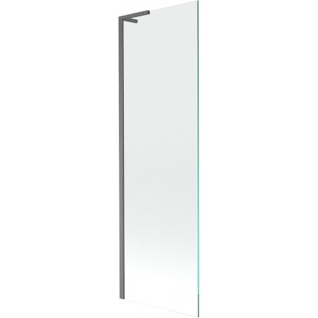Mexen Next L parawan nawannowy 1-skrzydłowy 60 x 150 cm, transparent, gun gray szczotkowany - 895-060-000-03-00-66