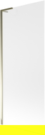 Mexen Next L parawan nawannowy 1-skrzydłowy 80 x 150 cm, szron, złoty - 895-080-000-03-30-50