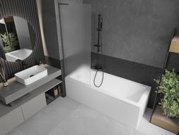 Mexen Next L parawan nawannowy 1-skrzydłowy 70 x 150 cm, szron, gun metal - 895-070-000-03-30-95