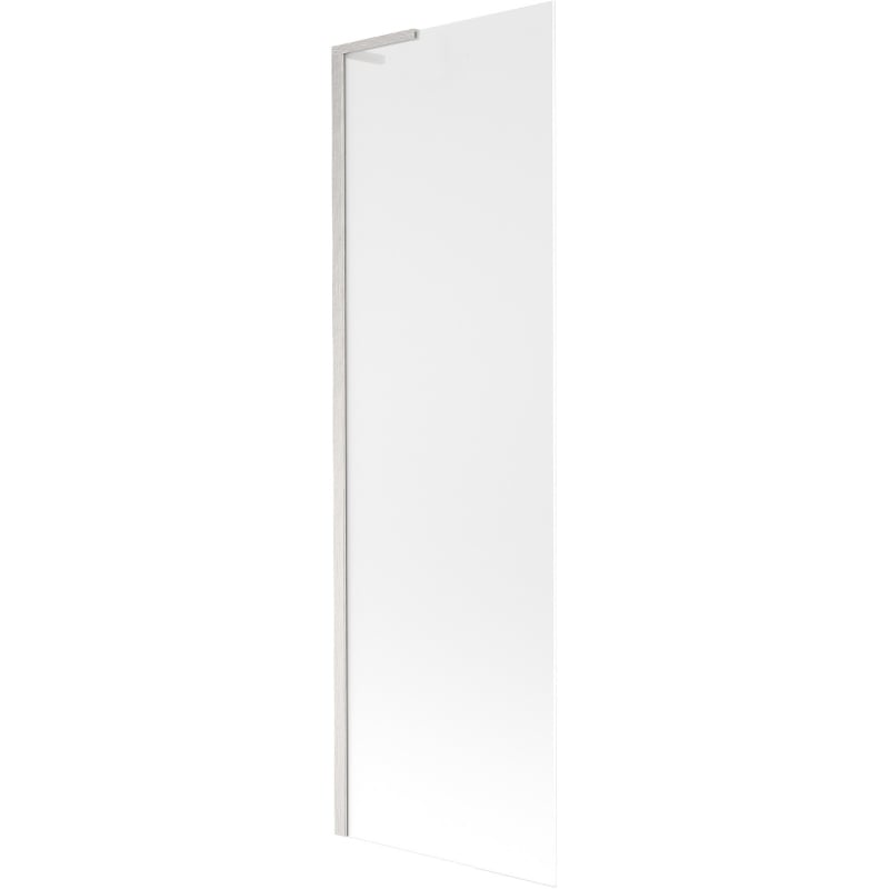 Mexen Next L parawan nawannowy 1-skrzydłowy 60 x 150 cm, szron, nikiel szczotkowany - 895-060-000-03-30-97