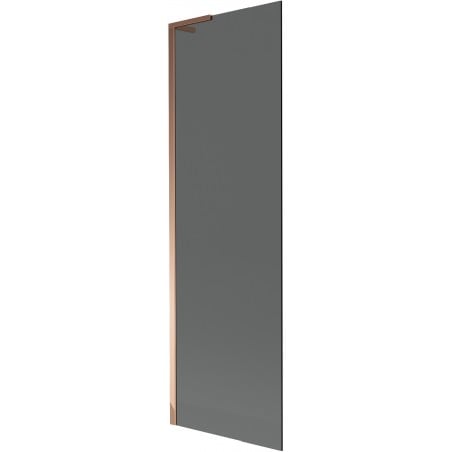 Mexen Next L parawan nawannowy 1-skrzydłowy 60 x 150 cm, grafit, różowe złoto - 895-060-000-03-40-60