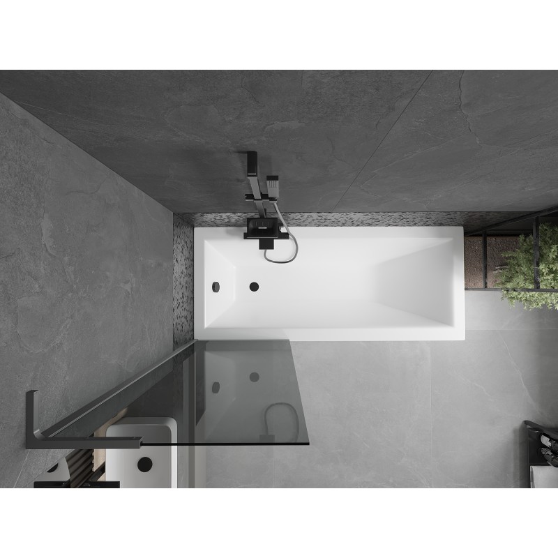 Mexen Next L parawan nawannowy 1-skrzydłowy 60 x 150 cm, grafit, gun metal - 895-060-000-03-40-95