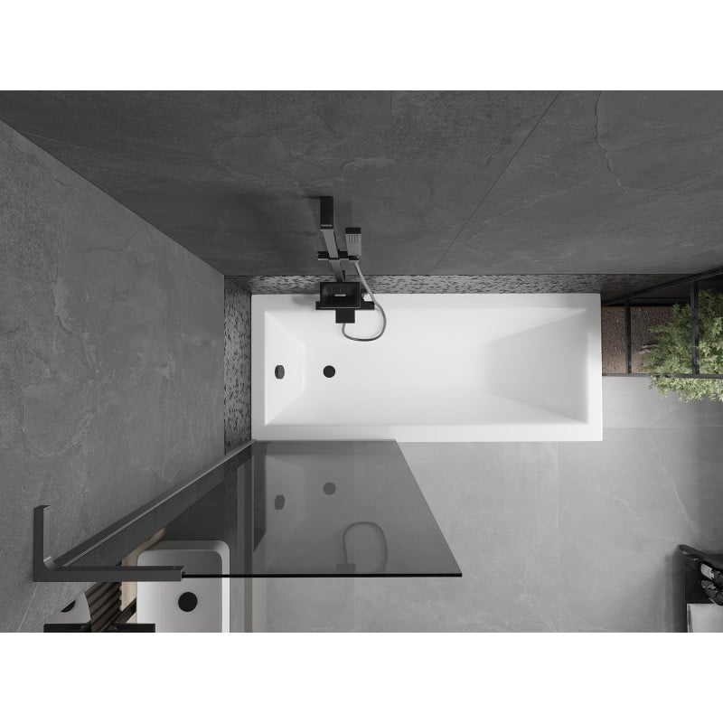 Mexen Next L parawan nawannowy 1-skrzydłowy 70 x 150 cm, grafit, gun metal - 895-070-000-03-40-95