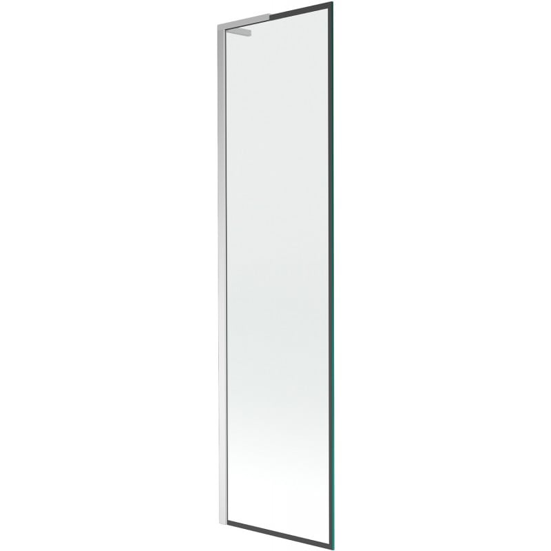 Mexen Next L parawan nawannowy 1-skrzydłowy 50 x 150 cm, czarna ramka, chrom - 895-050-000-03-70-01