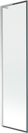 Mexen Next L parawan nawannowy 1-skrzydłowy 50 x 150 cm, czarna ramka, chrom - 895-050-000-03-70-01