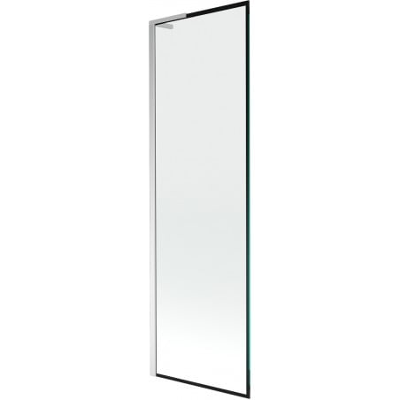 Mexen Next L parawan nawannowy 1-skrzydłowy 60 x 150 cm, czarna ramka, chrom - 895-060-000-03-70-01
