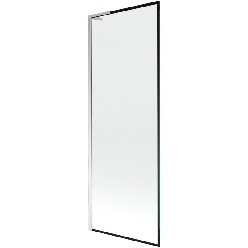 Mexen Next L parawan nawannowy 1-skrzydłowy 70 x 150 cm, czarna ramka, chrom - 895-070-000-03-70-01