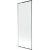 Mexen Next L parawan nawannowy 1-skrzydłowy 70 x 150 cm, czarna ramka, chrom - 895-070-000-03-70-01