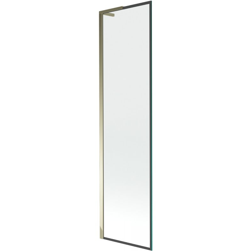 Mexen Next L parawan nawannowy 1-skrzydłowy 50 x 150 cm, czarna ramka, złoty - 895-050-000-03-70-50
