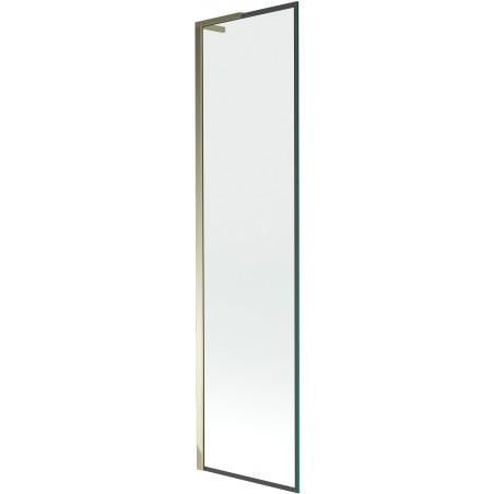 Mexen Next L parawan nawannowy 1-skrzydłowy 50 x 150 cm, czarna ramka, złoty - 895-050-000-03-70-50