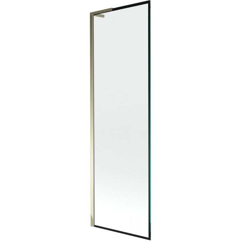 Mexen Next L parawan nawannowy 1-skrzydłowy 60 x 150 cm, czarna ramka, złoty - 895-060-000-03-70-50