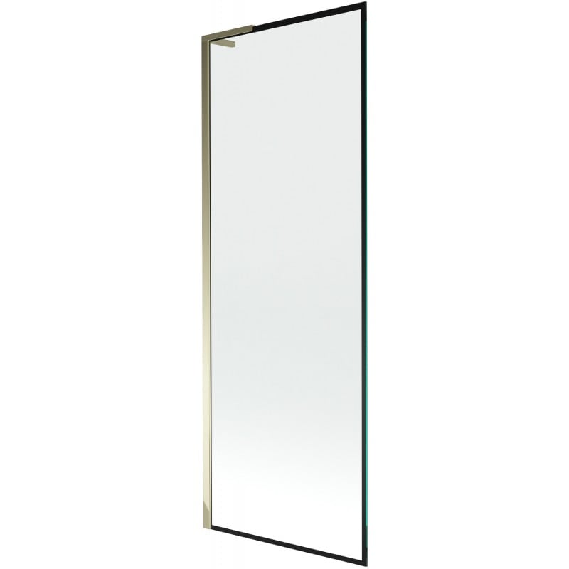 Mexen Next L parawan nawannowy 1-skrzydłowy 70 x 150 cm, czarna ramka, złoty - 895-070-000-03-70-50