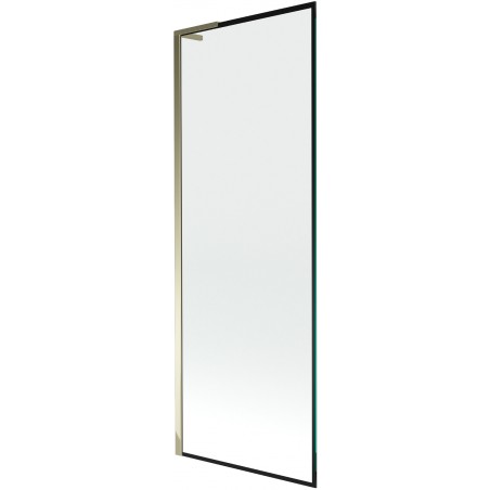 Mexen Next L parawan nawannowy 1-skrzydłowy 70 x 150 cm, czarna ramka, złoty - 895-070-000-03-70-50