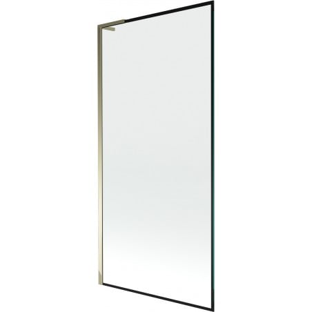 Mexen Next L parawan nawannowy 1-skrzydłowy 90 x 150 cm, czarna ramka, złoty - 895-090-000-03-70-50