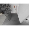 Mexen Kioto L ścianka prysznicowa Walk-in 120 x 200 cm, biały wzór, miedź szczotkowana - 800-120-103-65-85