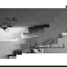 Mexen Next L parawan nawannowy 1-skrzydłowy 60 x 150 cm, czarna ramka,  gun gray szczotkowany - 895-060-000-03-70-66