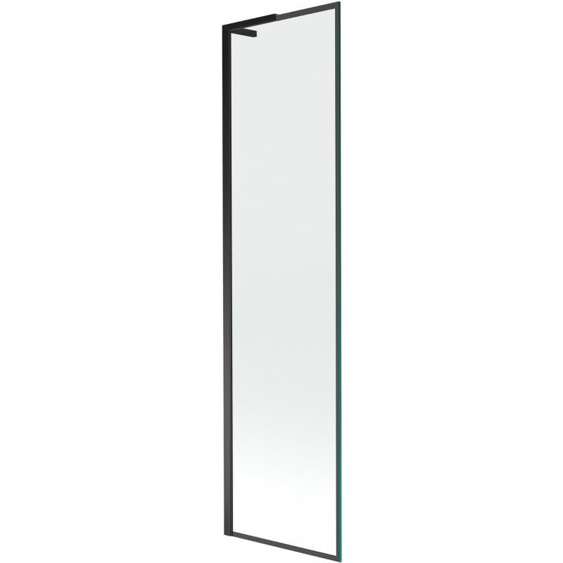 Mexen Next L parawan nawannowy 1-skrzydłowy 50 x 150 cm, czarna ramka, czarny - 895-050-000-03-70-70