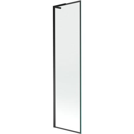 Mexen Next L parawan nawannowy 1-skrzydłowy 50 x 150 cm, czarna ramka, czarny - 895-050-000-03-70-70