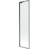 Mexen Next L parawan nawannowy 1-skrzydłowy 50 x 150 cm, czarna ramka, czarny - 895-050-000-03-70-70