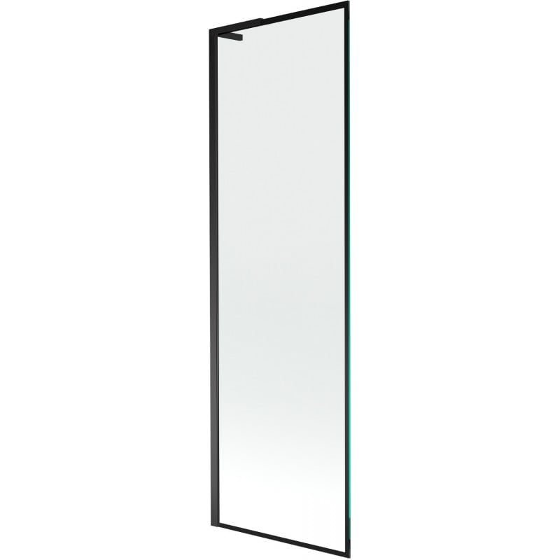 Mexen Next L parawan nawannowy 1-skrzydłowy 60 x 150 cm, czarna ramka, czarny - 895-060-000-03-70-70
