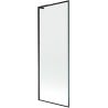 Mexen Next L parawan nawannowy 1-skrzydłowy 70 x 150 cm, czarna ramka, czarny - 895-070-000-03-70-70