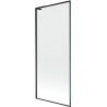 Mexen Next L parawan nawannowy 1-skrzydłowy 80 x 150 cm, czarna ramka, czarny - 895-080-000-03-70-70