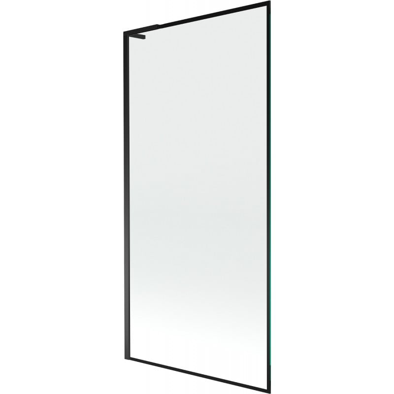 Mexen Next L parawan nawannowy 1-skrzydłowy 90 x 150 cm, czarna ramka, czarny - 895-090-000-03-70-70