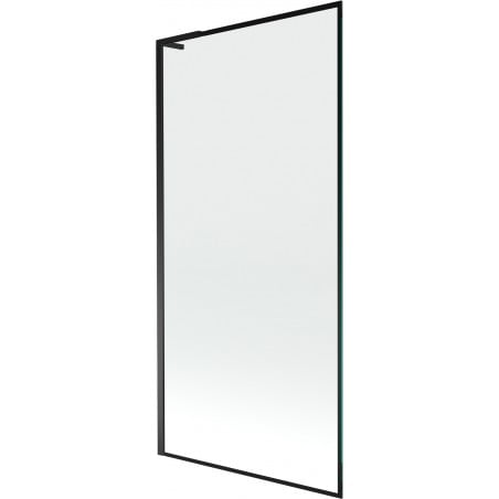 Mexen Next L parawan nawannowy 1-skrzydłowy 90 x 150 cm, czarna ramka, czarny - 895-090-000-03-70-70